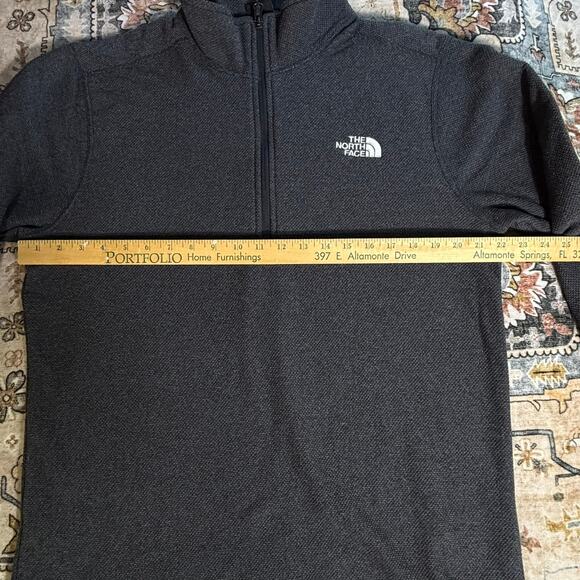 The North Face Men's Quarter Zip Pullover Long Sleeve Sweatshirt Size Large - Picture 7 of 8